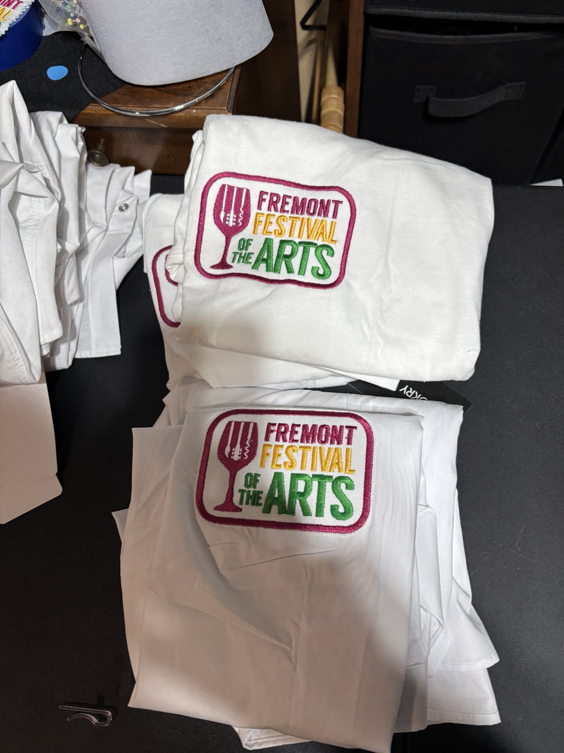 Custom embroidered polo uniforms for a Bay Area business