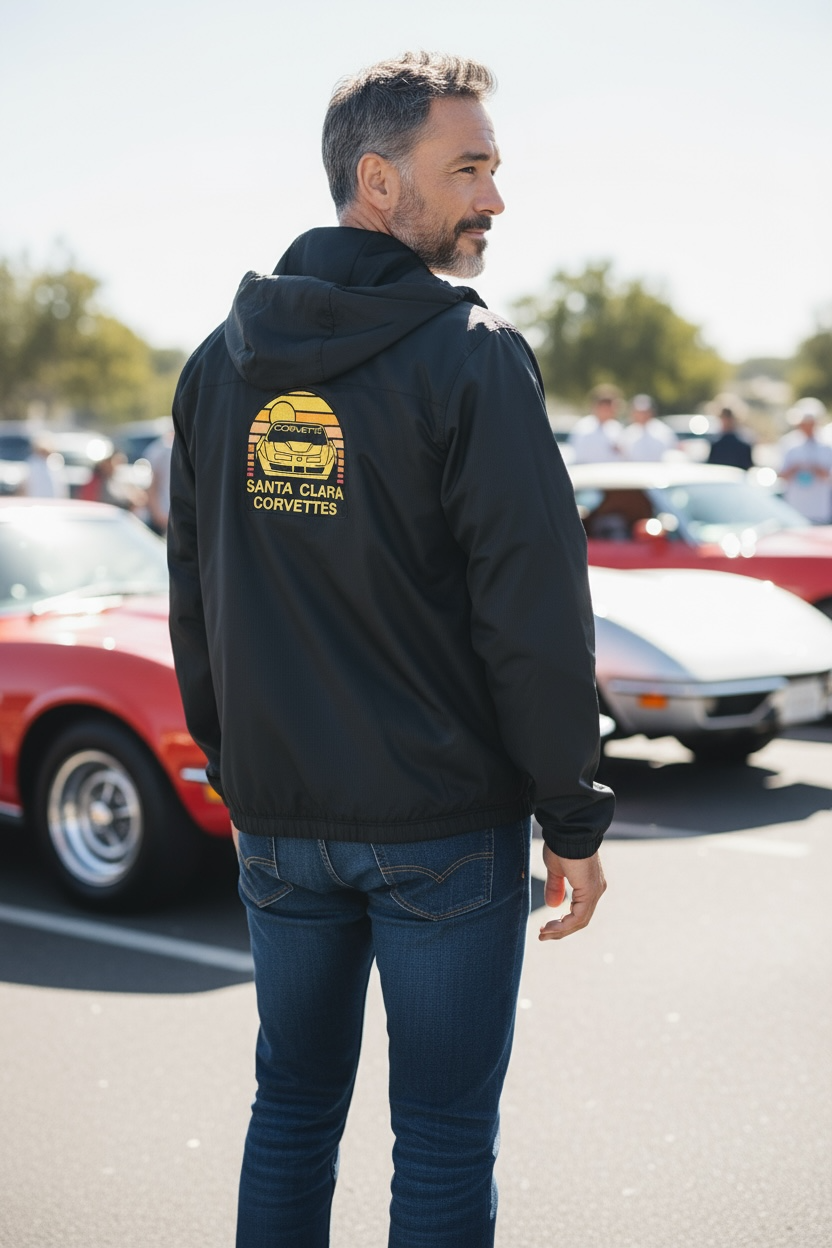 Custom embroidered jacket